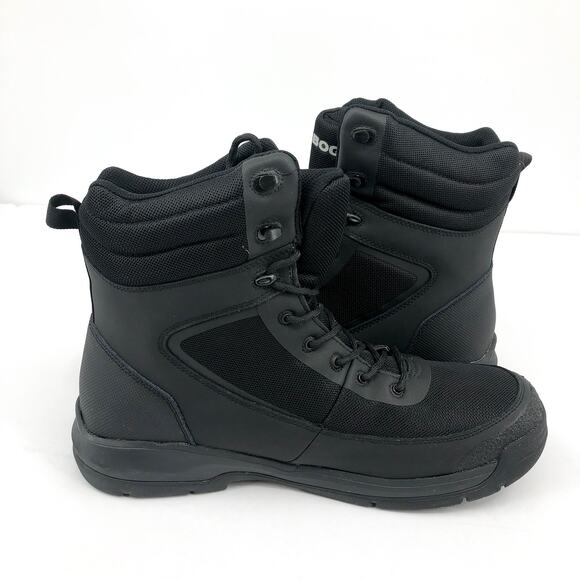 BOGS Men's Shale 8" Glacial Grip Work Boots Size 15 Black Lace Up Waterproof NIB - Picture 4 of 12
